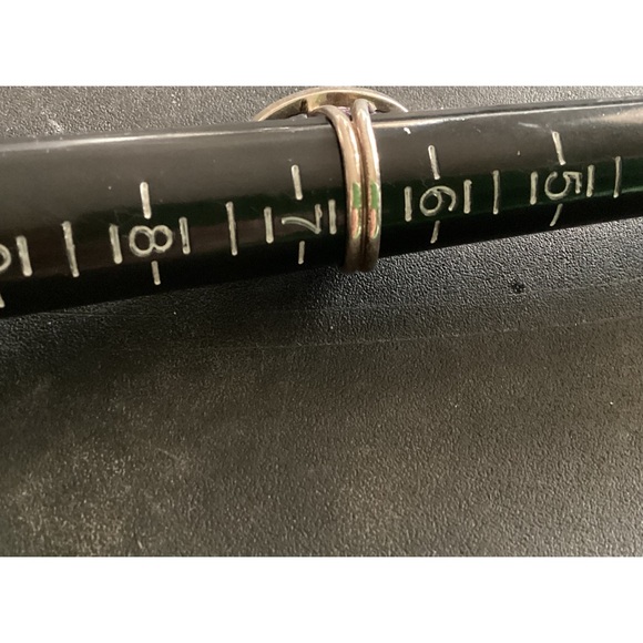 6.5 Large Fluorite Silver Ring - Picture 7 of 7